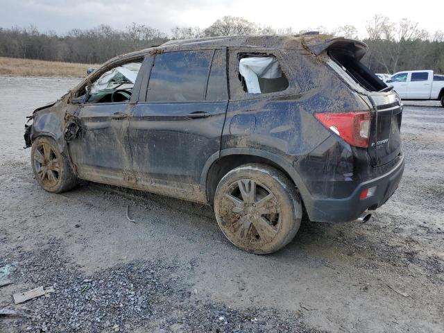 5FNYF7H55KB012112 - 2019 HONDA PASSPORT EXL BLACK photo 2