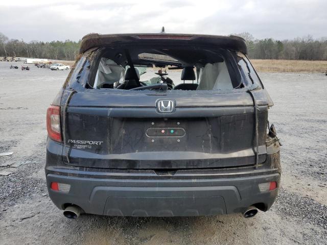 5FNYF7H55KB012112 - 2019 HONDA PASSPORT EXL BLACK photo 6