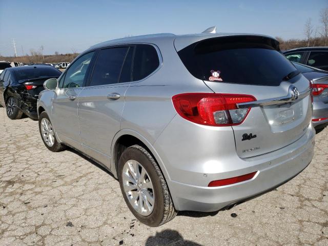 LRBFX2SAXJD002533 - 2018 BUICK ENVISION ESSENCE SILVER photo 2