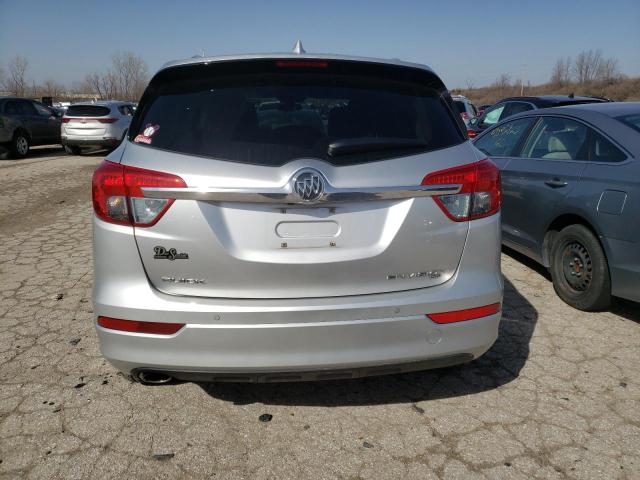 LRBFX2SAXJD002533 - 2018 BUICK ENVISION ESSENCE SILVER photo 6