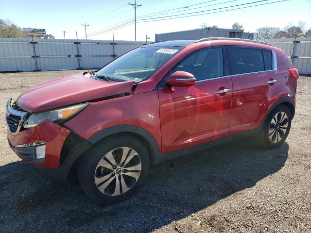 KNDPC3A27C7258681 - 2012 KIA SPORTAGE EX RED photo 1