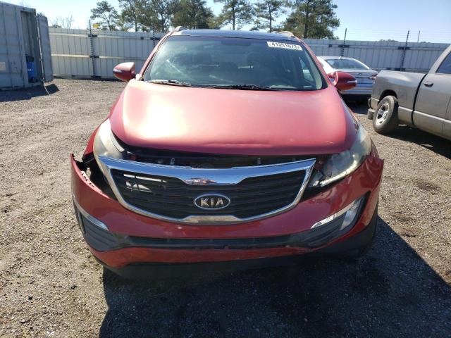 KNDPC3A27C7258681 - 2012 KIA SPORTAGE EX RED photo 5