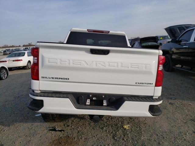 3GCPDBEK2NG567029 - 2022 CHEVROLET SILVERADO K1500 CUSTOM WHITE photo 6