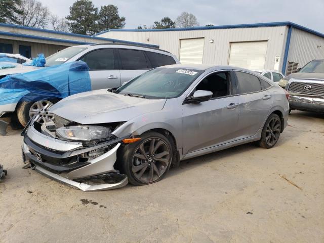 2HGFC2F84LH597830 - 2020 HONDA CIVIC SPORT 银色 照片 1