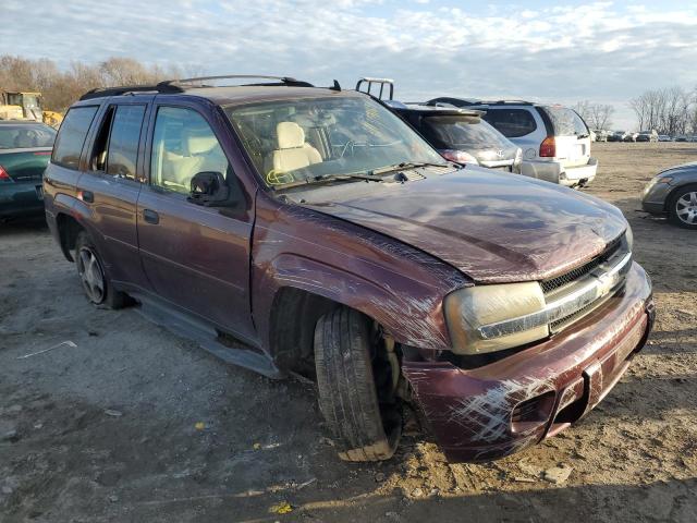 1GNDT13S172230969 - 2007 CHEVROLET TRAILBLAZE LS BURGUNDY photo 4