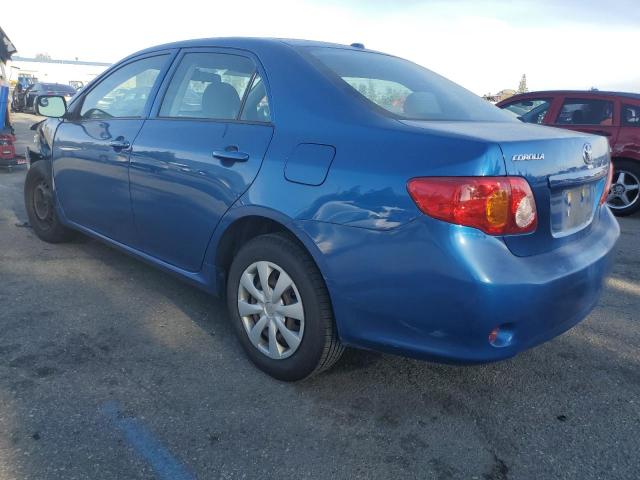 1NXBU40E39Z142666 - 2009 TOYOTA COROLLA BASE BLUE photo 2