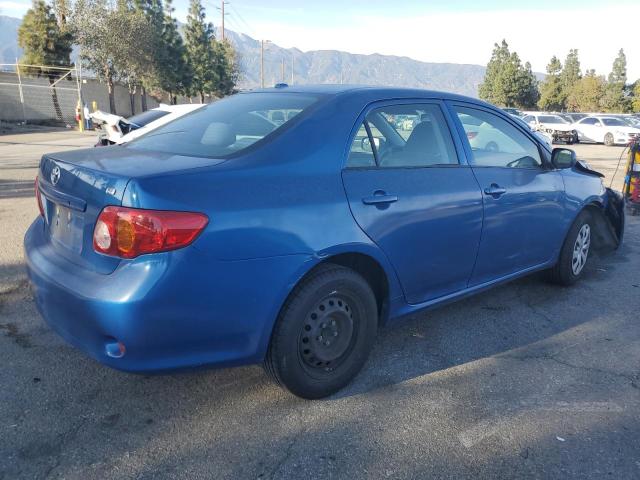 1NXBU40E39Z142666 - 2009 TOYOTA COROLLA BASE BLUE photo 3