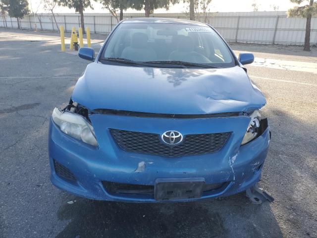 1NXBU40E39Z142666 - 2009 TOYOTA COROLLA BASE BLUE photo 5