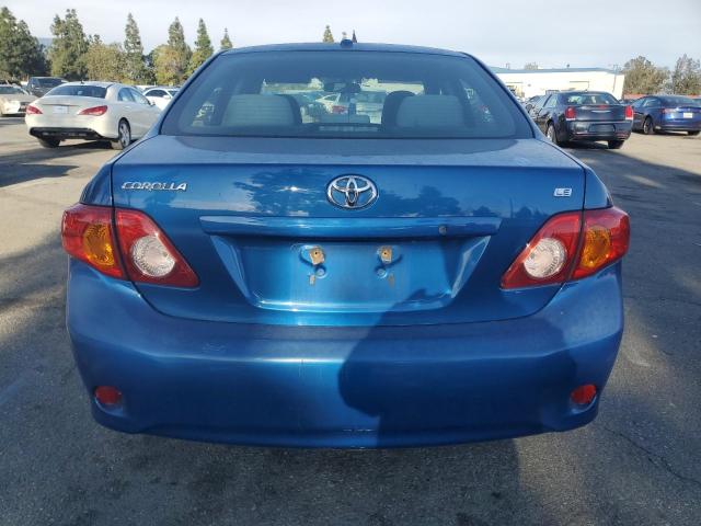 1NXBU40E39Z142666 - 2009 TOYOTA COROLLA BASE BLUE photo 6