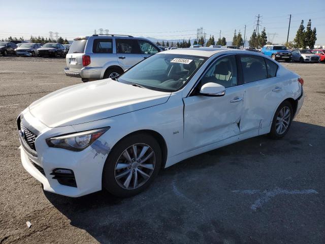 JN1EV7AP5HM743854 - 2017 INFINITI Q50 PREMIUM WHITE photo 1