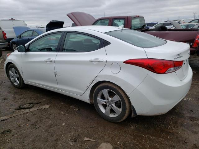 5NPDH4AEXDH404766 - 2013 HYUNDAI ELANTRA GLS WHITE photo 2