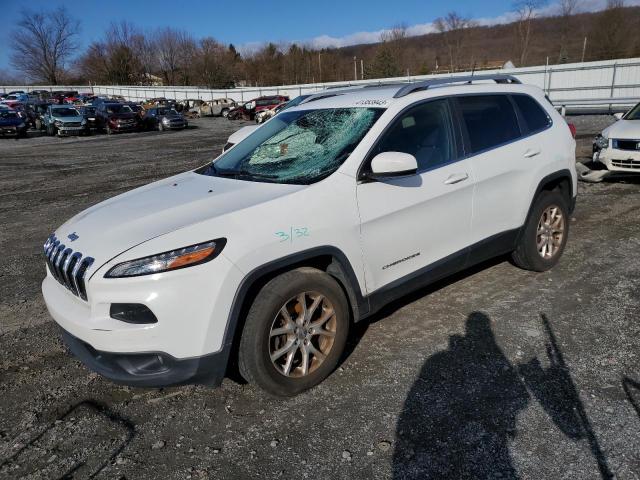 1C4PJMCB8FW552819 - 2015 JEEP CHEROKEE LATITUDE WHITE photo 1