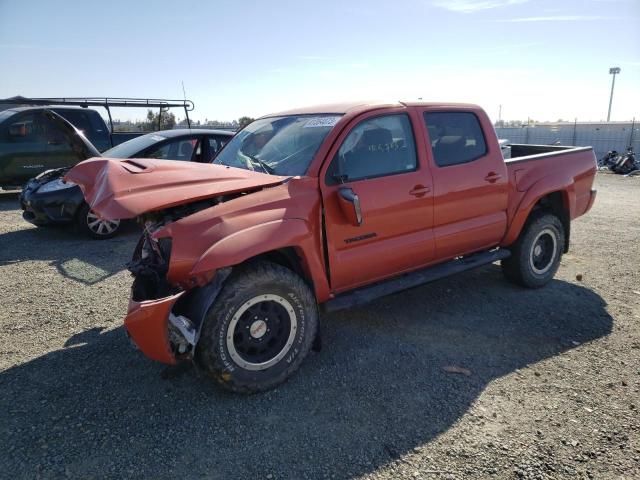 5TFLU4EN0FX132074 - 2015 TOYOTA TACOMA DOUBLE CAB 橙色 照片 1