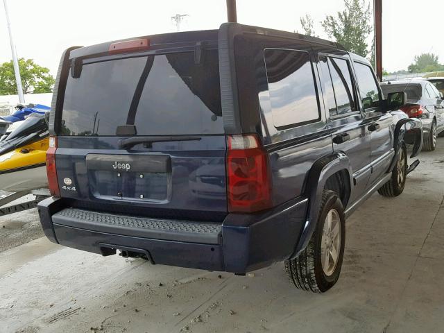 1J8HG48K76C175518 - 2006 JEEP COMMANDER 蓝色 照片 4