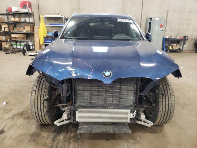 5UXTY5C03L9D68477 - 2020 BMW X3 XDRIVE30I BLUE photo 5