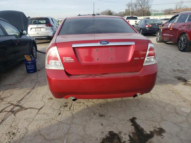 3FAHP08189R116030 - 2009 FORD FUSION SEL RED photo 6