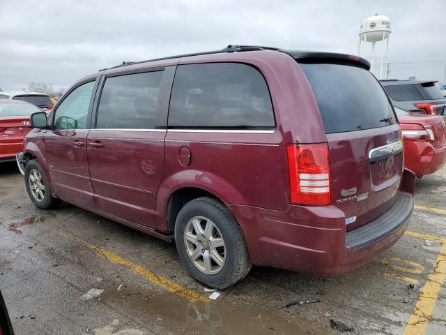 2A8HR54P88R776190 - 2008 CHRYSLER TOWN & COU TOURING BURGUNDY photo 2