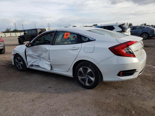 2HGFC2F68KH581109 - 2019 HONDA CIVIC LX WHITE photo 2