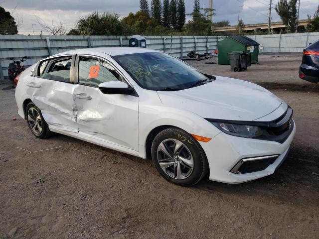 2HGFC2F68KH581109 - 2019 HONDA CIVIC LX WHITE photo 4