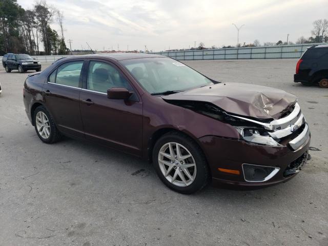 3FAHP0JA2CR180906 - 2012 FORD FUSION SEL MAROON photo 4