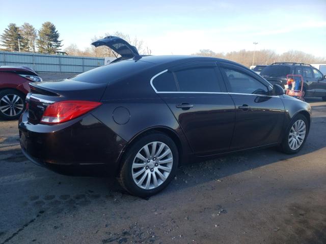 W04GP5EC9B1094154 - 2011 BUICK REGAL CXL BLACK photo 3