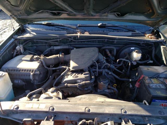 5TEUX4EN2AZ732706 - 2010 TOYOTA TACOMA ACCESS CAB მწვანე ფოტო 11