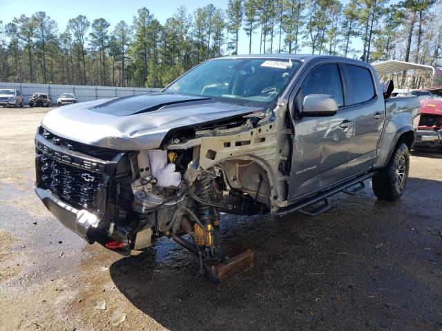 1GCGTEEN0M1281496 - 2021 CHEVROLET COLORADO ZR2 GRAY photo 1