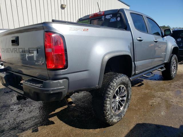 1GCGTEEN0M1281496 - 2021 CHEVROLET COLORADO ZR2 GRAY photo 3