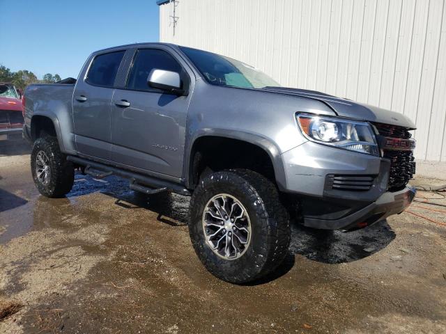 1GCGTEEN0M1281496 - 2021 CHEVROLET COLORADO ZR2 GRAY photo 4