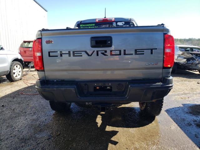 1GCGTEEN0M1281496 - 2021 CHEVROLET COLORADO ZR2 GRAY photo 6