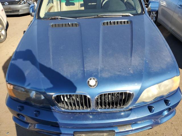 5UXFA53522LP43531 - 2002 BMW X5 3.0I BLUE photo 11