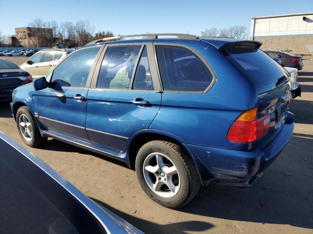 5UXFA53522LP43531 - 2002 BMW X5 3.0I BLUE photo 2