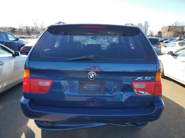 5UXFA53522LP43531 - 2002 BMW X5 3.0I BLUE photo 6