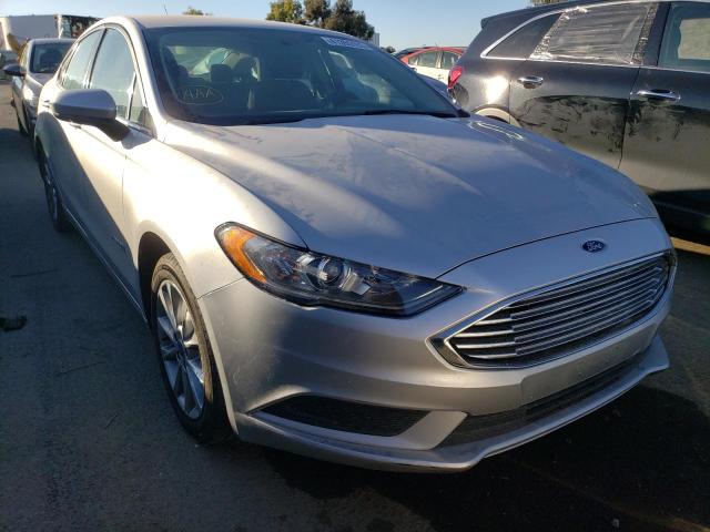 3FA6P0LUXHR336759 - 2017 FORD FUSION SE HYBRID SILVER photo 4