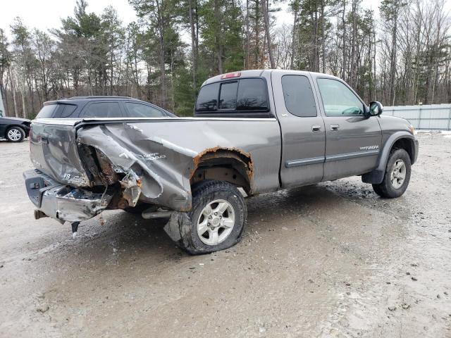 5TBBT44106S482459 - 2006 TOYOTA TUNDRA ACCESS CAB SR5 GRAY photo 3