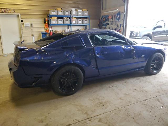 1ZVHT82H055193527 - 2005 FORD MUSTANG GT BLUE photo 3