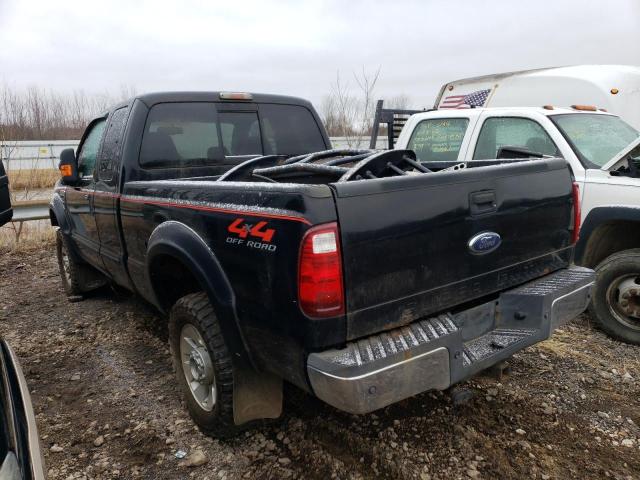 1FTWX31RX8EA51458 - 2008 FORD F350 SRW SUPER DUTY BLACK photo 2