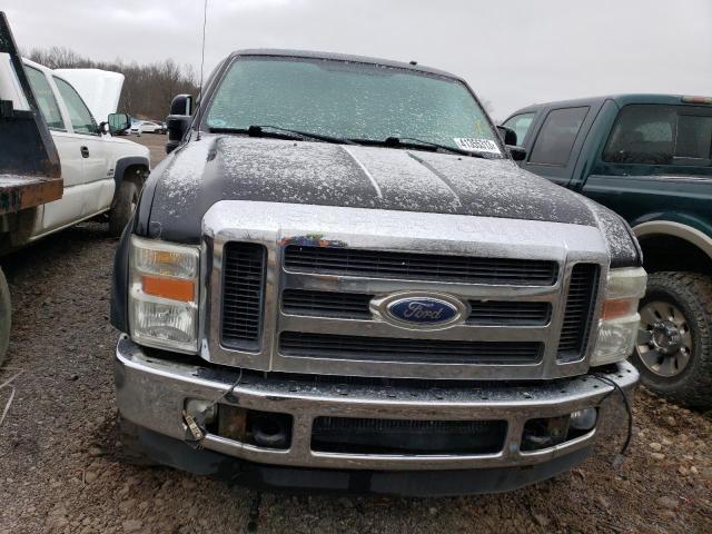 1FTWX31RX8EA51458 - 2008 FORD F350 SRW SUPER DUTY BLACK photo 5