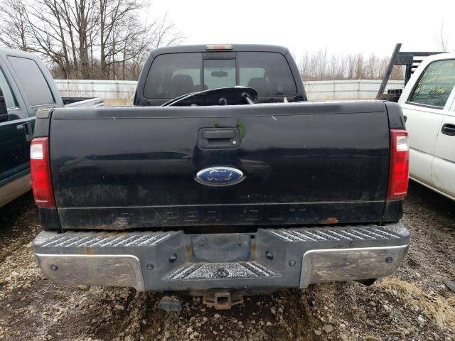 1FTWX31RX8EA51458 - 2008 FORD F350 SRW SUPER DUTY BLACK photo 6