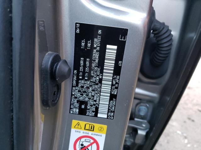 JTJBARBZ0K2182759 - 2019 LEXUS NX 300 BASE 银色 照片 12