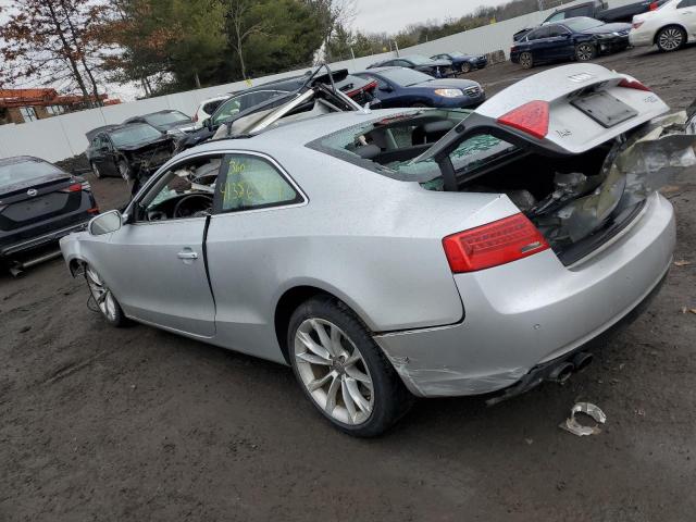 WAULFAFR2DA002241 - 2013 AUDI A5 PREMIUM PLUS SILVER photo 2