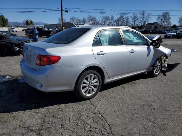 1NXBU40E99Z120722 - 2009 TOYOTA COROLLA BASE SILVER photo 3