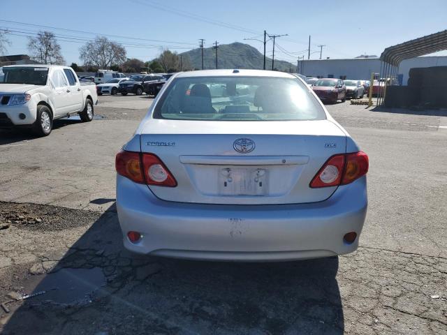 1NXBU40E99Z120722 - 2009 TOYOTA COROLLA BASE SILVER photo 6