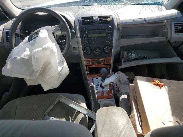 1NXBU40E99Z120722 - 2009 TOYOTA COROLLA BASE SILVER photo 8