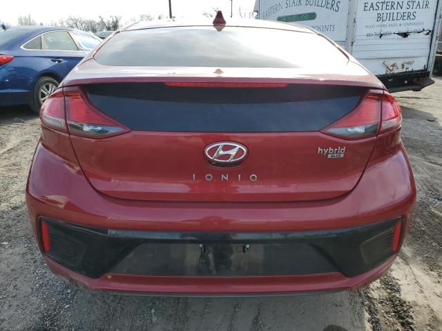 KMHC65LC6KU171597 - 2019 HYUNDAI IONIQ BLUE RED photo 6