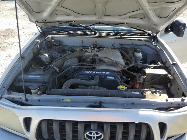 5TEHN72N24Z431693 - 2004 TOYOTA TACOMA DOUBLE CAB 银色 照片 11