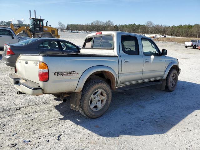 5TEHN72N24Z431693 - 2004 TOYOTA TACOMA DOUBLE CAB 银色 照片 3