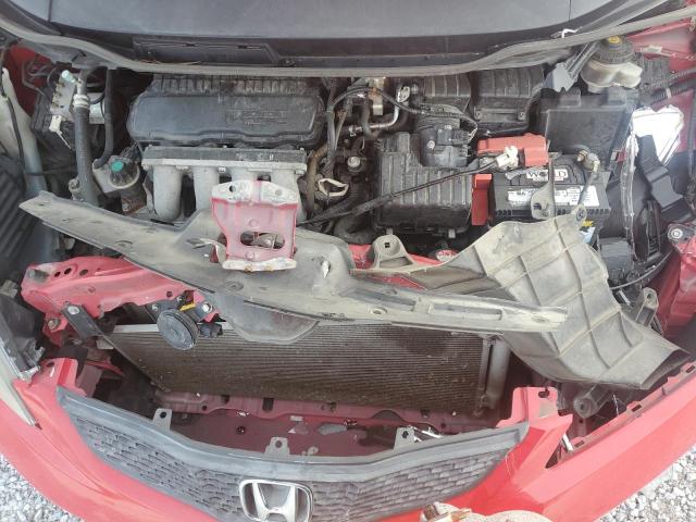 JHMGE8H3XDC082853 - 2013 HONDA FIT RED photo 11