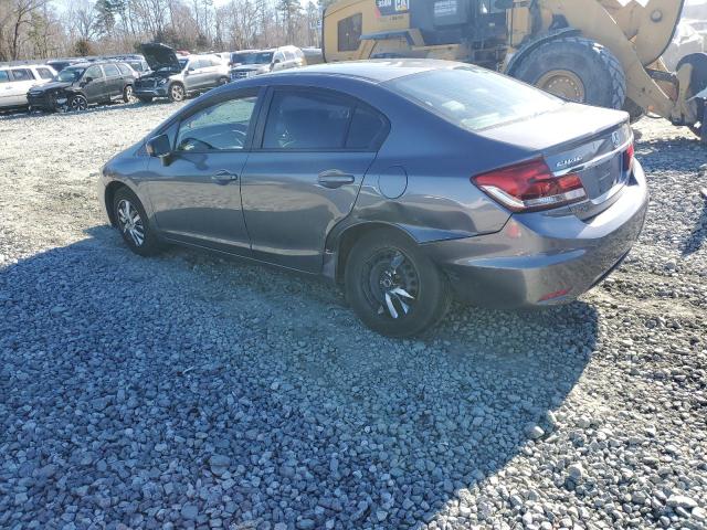 19XFB2F58EE012205 - 2014 HONDA CIVIC LX GRAY photo 2