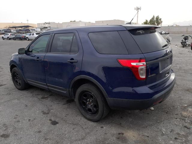 1FM5K8AT0EGB38557 - 2014 FORD EXPLORER POLICE INTERCEPTOR BLUE photo 2